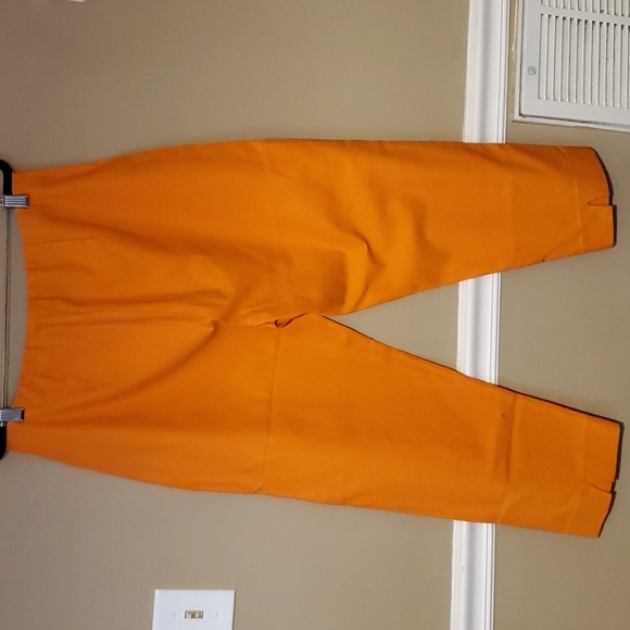 Frances Valentine Lucy Pants In Orange Size 12 - Picture 3 of 10